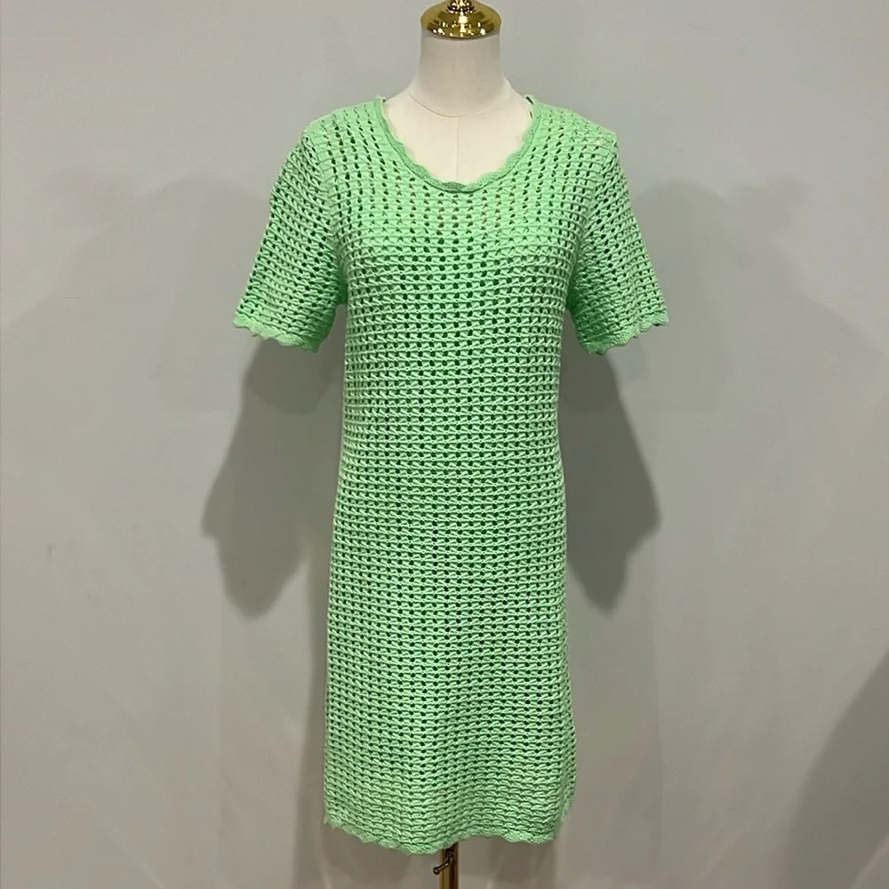 GAP neon green dress - Picture 3 of 4